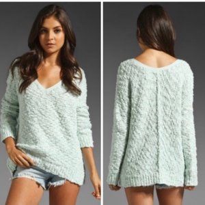 Free People Songbird Bouclé Knit Sweater